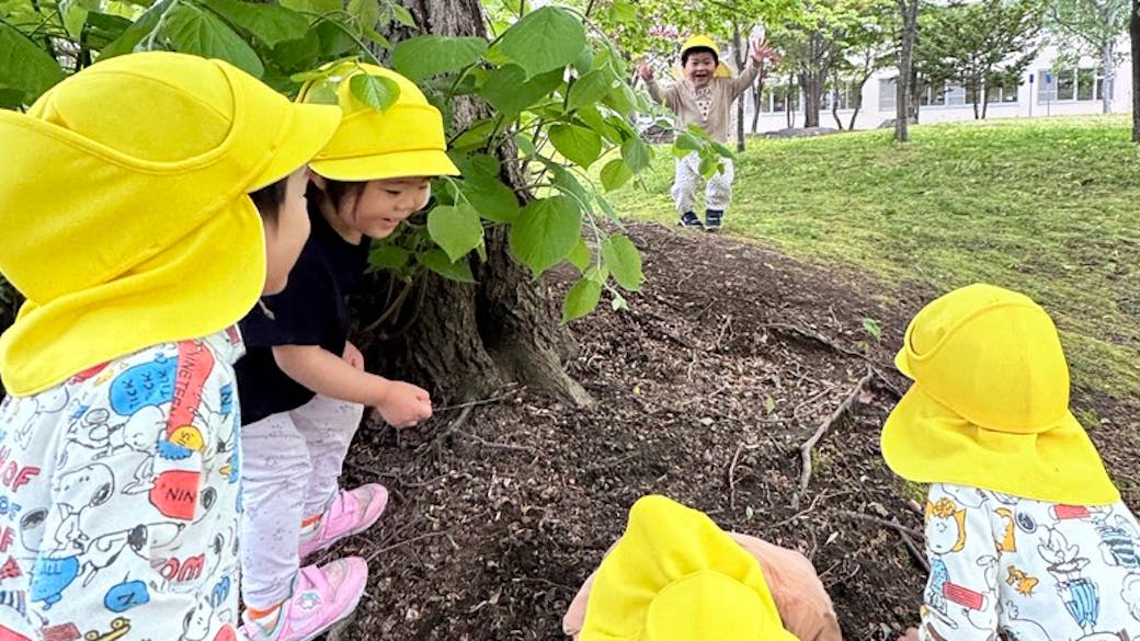 自然豊かな環境でお散歩！