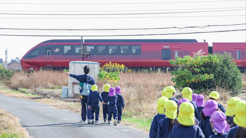 自然豊かな環境でお散歩