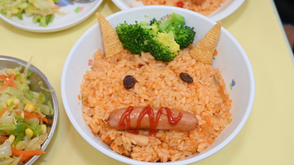 おいしい手作り給食!おやつ!