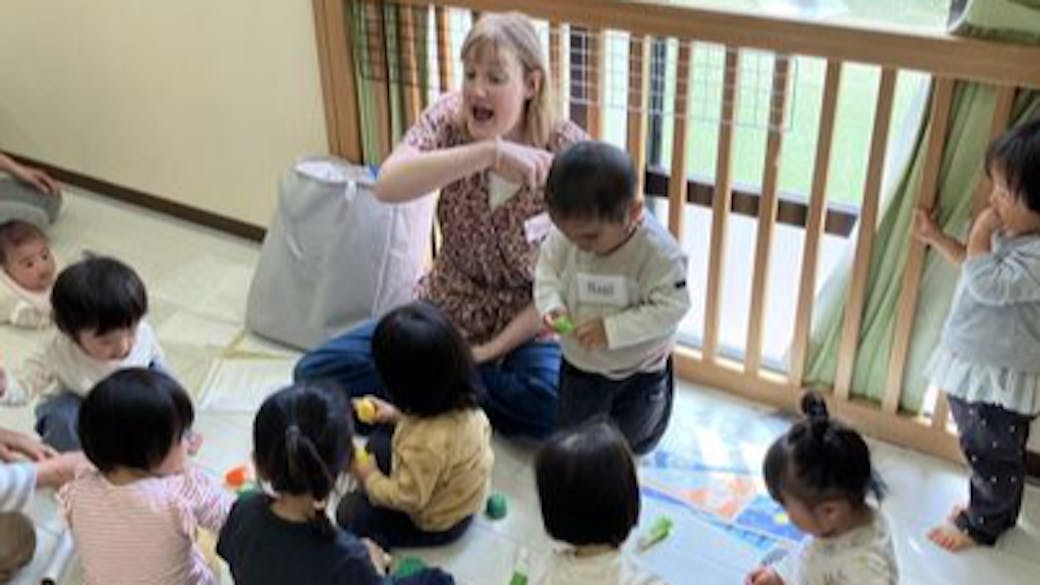 Sarah先生を囲んで