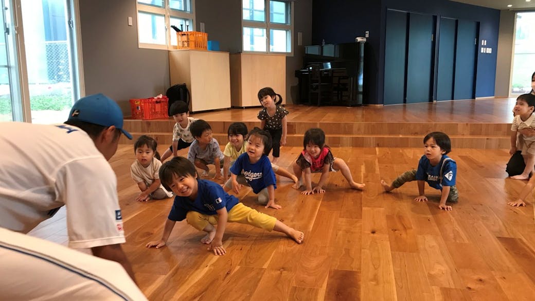 北海道日本ハムファイターズと連携した保育