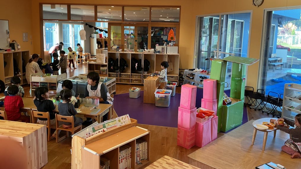 好きな遊びを選べる環境