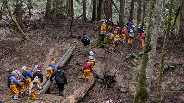 自然との関わりを大切にしています。