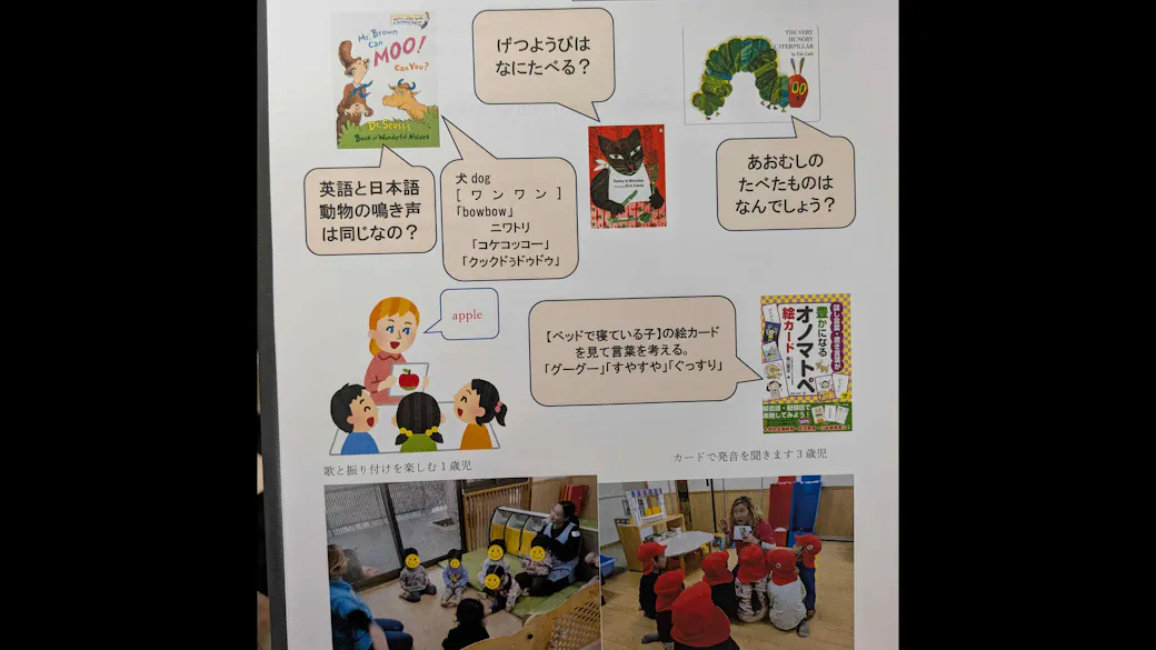 すくわくプログラムでの英語を楽しんでいます。