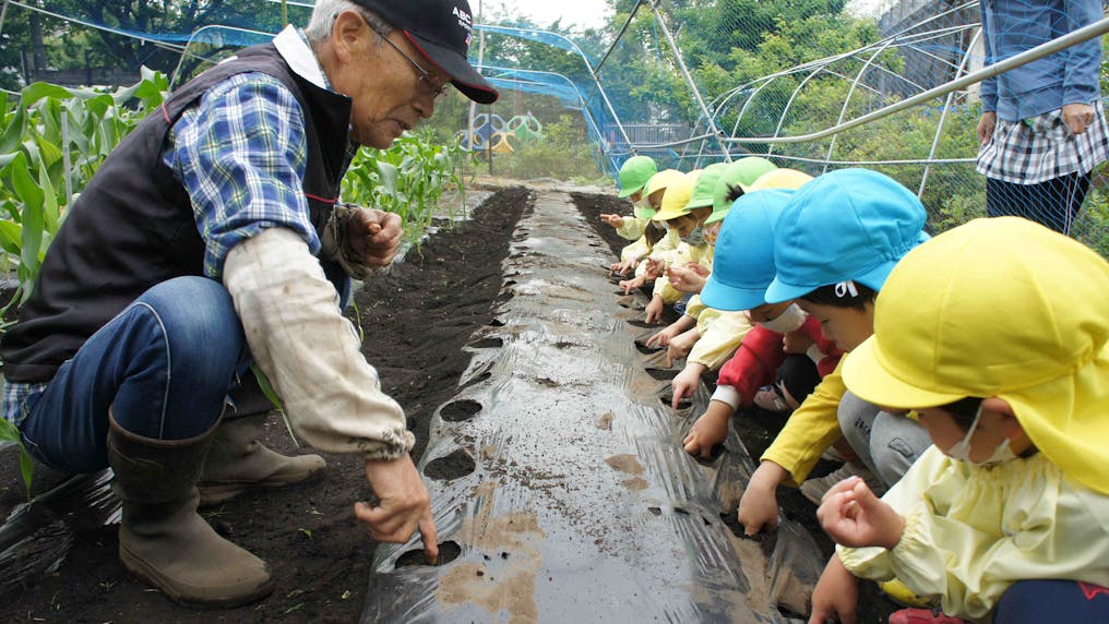 土にふれ実りに出会う食育のひととき
