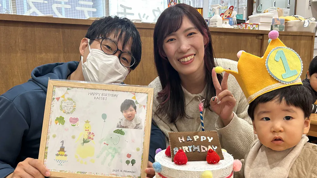 誕生日には世界に１つだけのペタペタアートプレゼント！