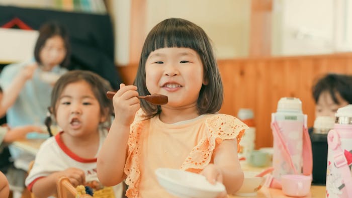 栄養満点の給食あり！