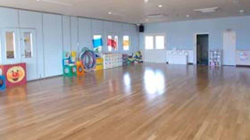 開放的で広々とした保育空間