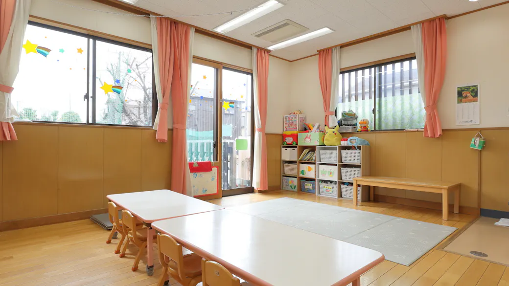延長保育や一時保育も対応しています