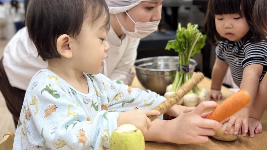 食べ物に触れよう！