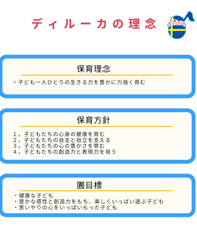 ディルーカ御殿山保育園の保育理念・方針