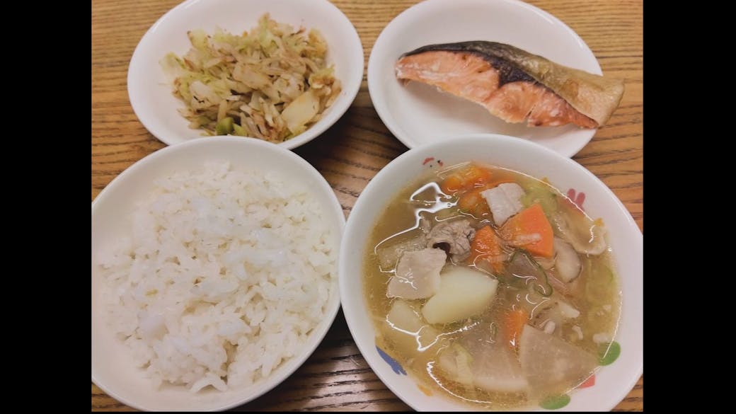 手作りであたたかい給食