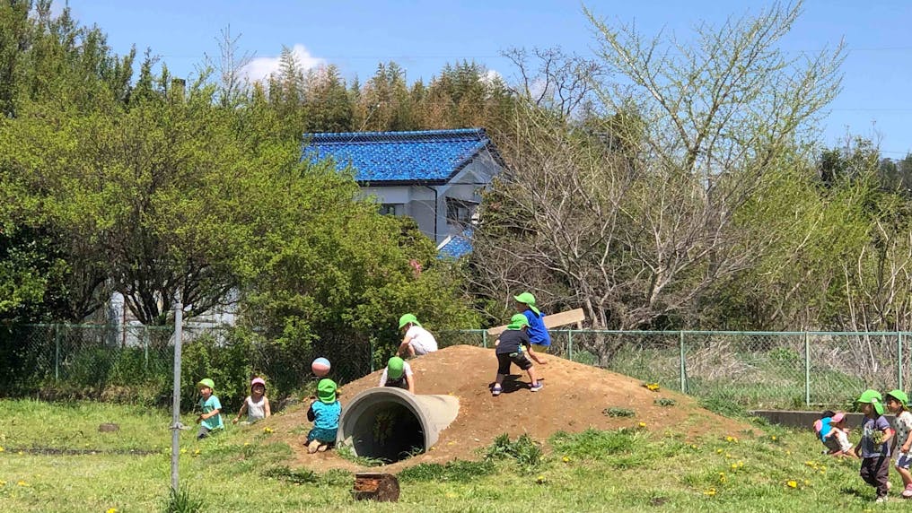 なんと園庭が2カ所あるんです！