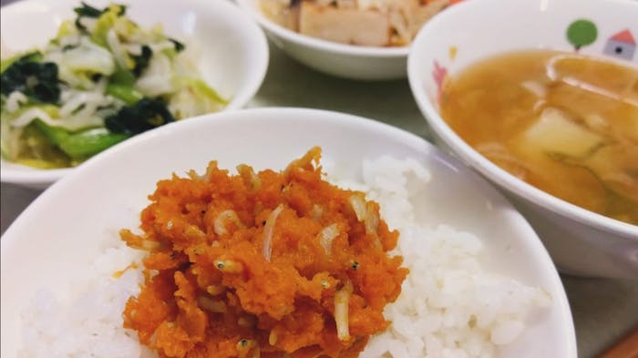 手作り給食が食べられます！