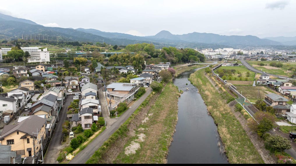 長閑で緑多い風景