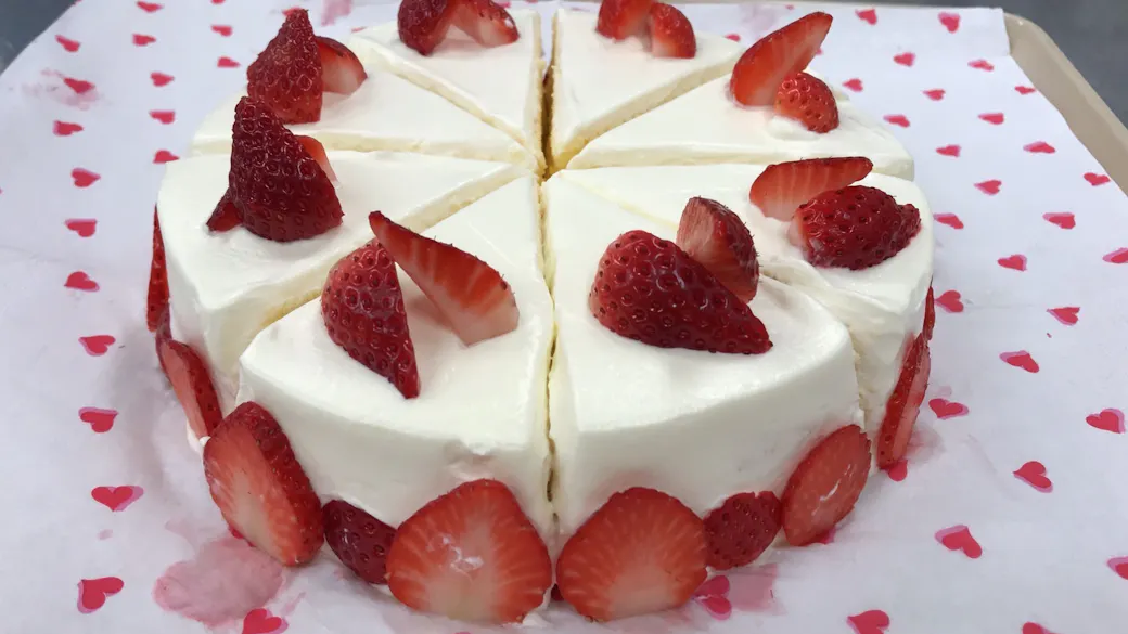 誕生会の日は手作りケーキ