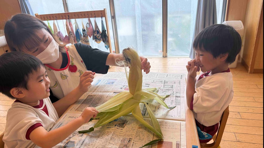 「食」への関心を育む学びを取り入れています