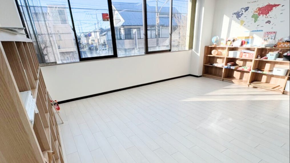 広くて体を動かすスペース