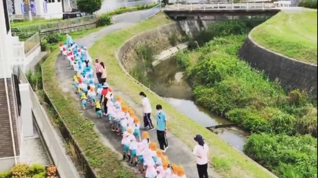 川・田んぼ・畑に囲まれた自然豊かな環境