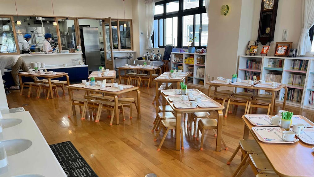 オープンキッチンで“食と心”がつながる園