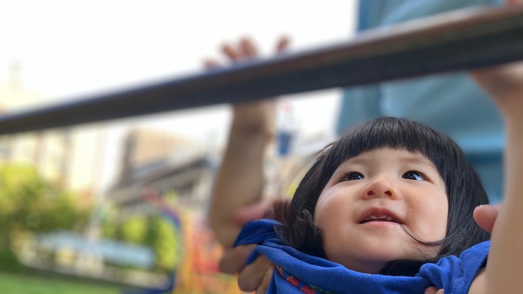 一時預かりでも充実のお外遊び☆