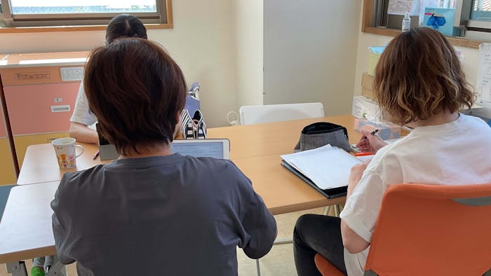 ICT活用で記録も連絡もスムーズに