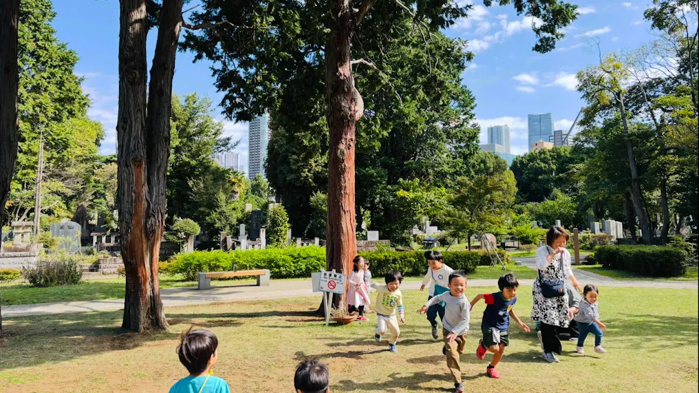 都心の中で、自然がすぐそばに