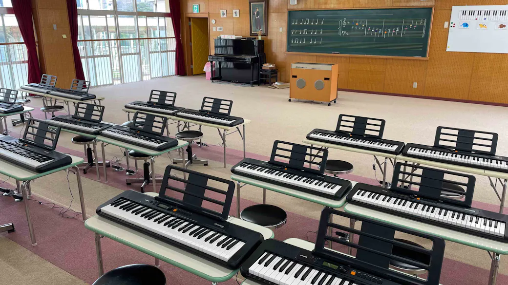 リトミックから電子ピアノへ