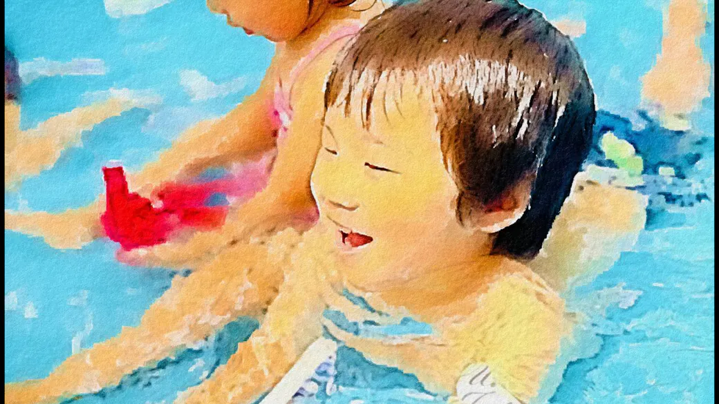 水あそび