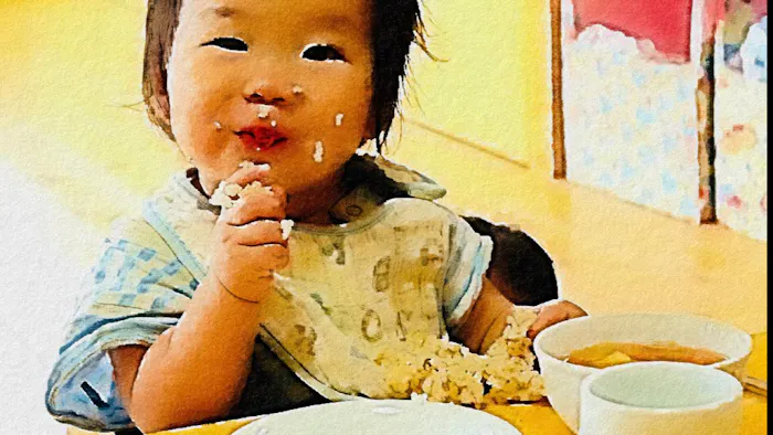 少人数の乳児保育室です