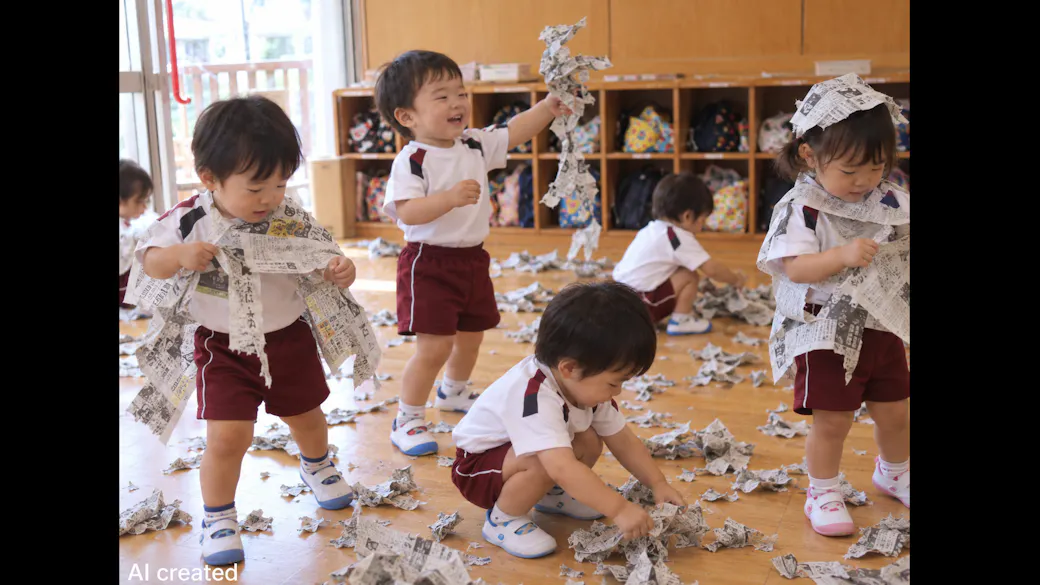 ひとりひとりの子に寄り添う、昔ながらの保育