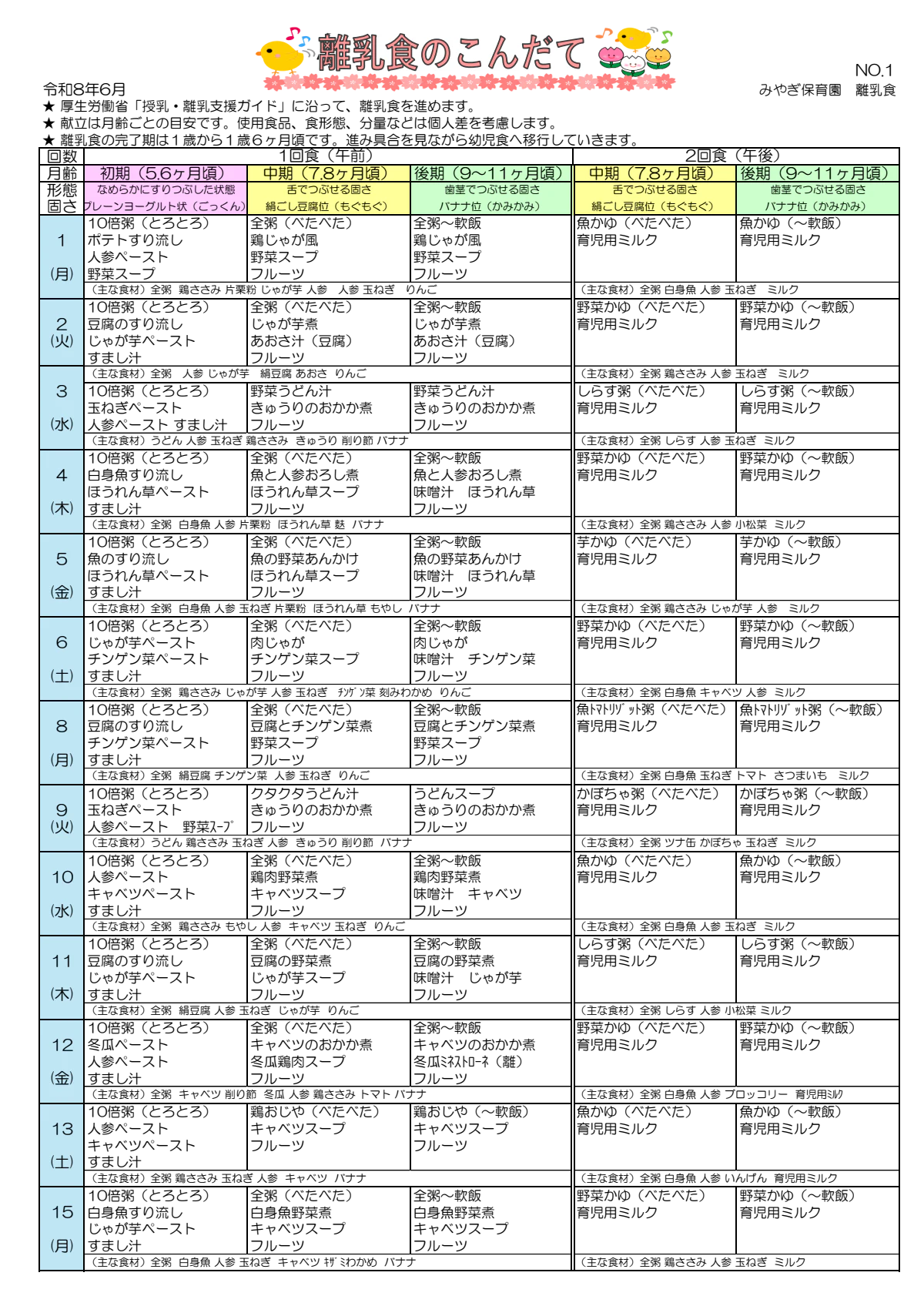 2026年6月離乳食献立表(みやぎ保育園).pdf