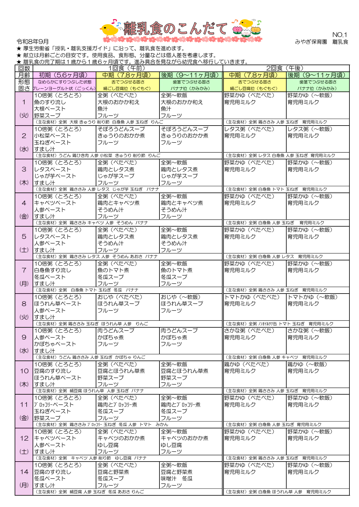 2026年9月離乳食献立表(みやぎ保育園).pdf