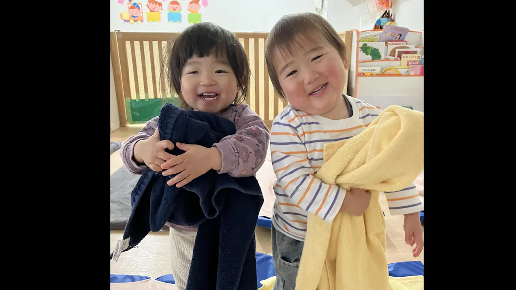 手ぶら登園できます