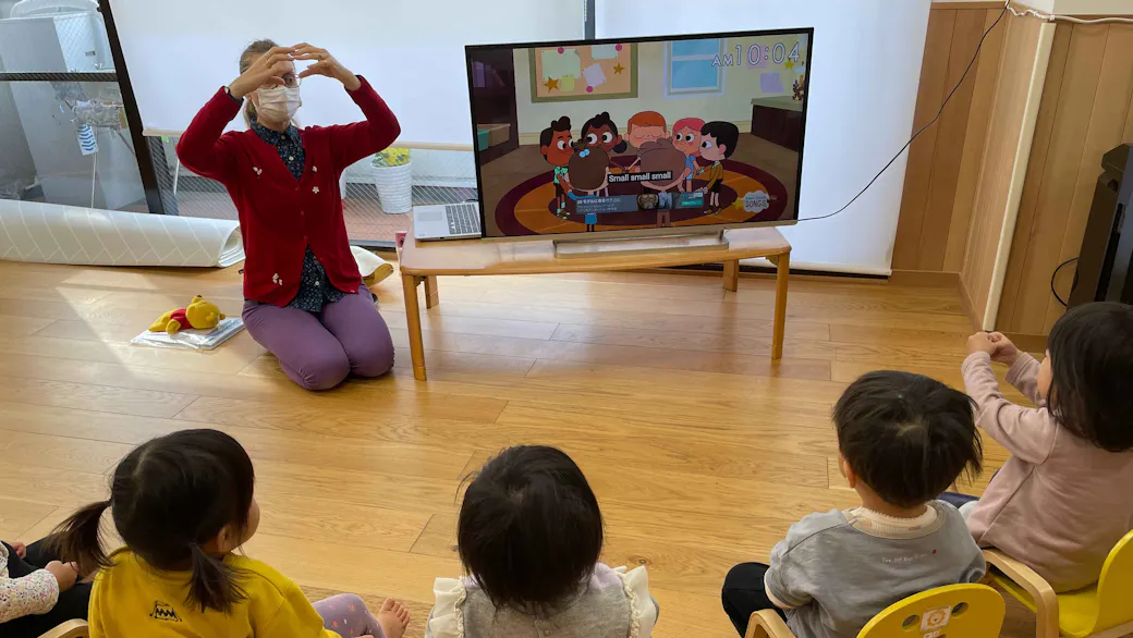 レッスンが楽しい！早くから英語に触れる
