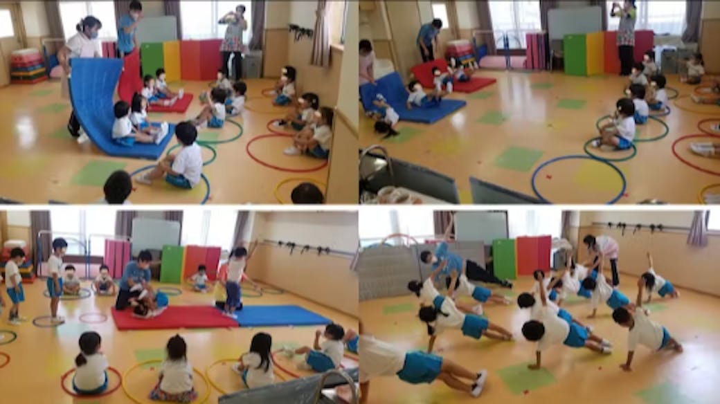 【課外活動】体操教室と英語教室を実施