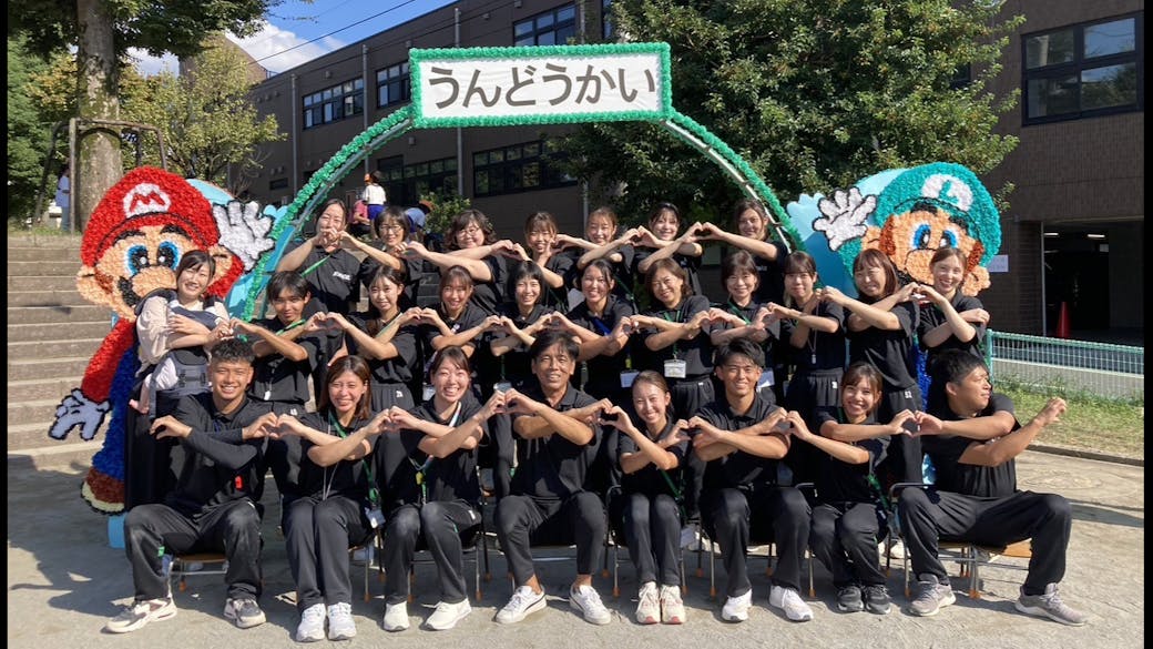 先生達一丸となって園行事を!