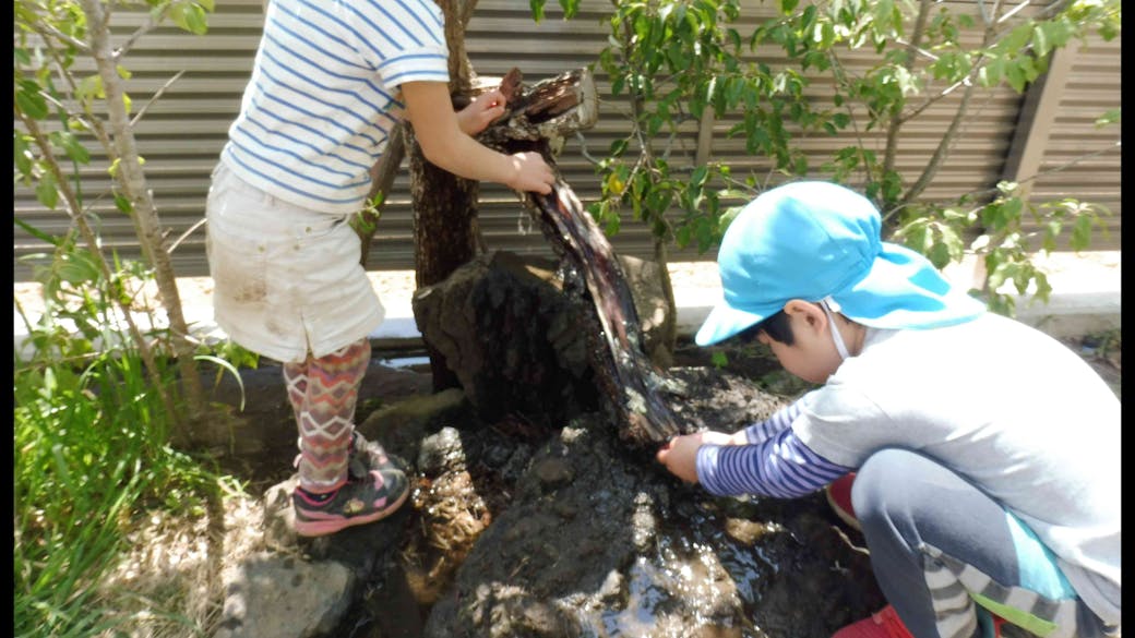 子どもたちの「気づき」を育み、大切にしています。