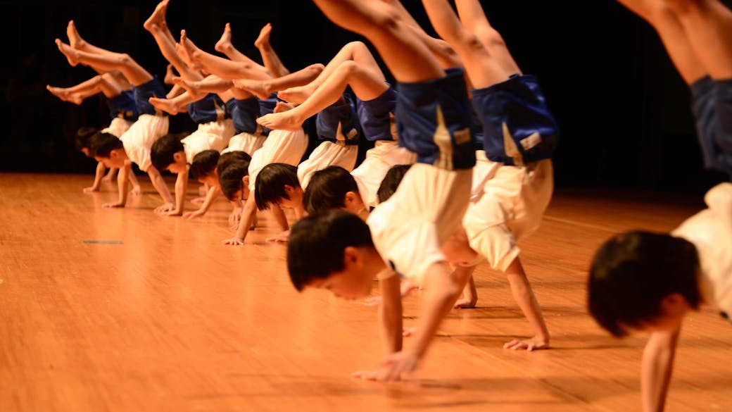 どの子もできる! 体も心も成長します!