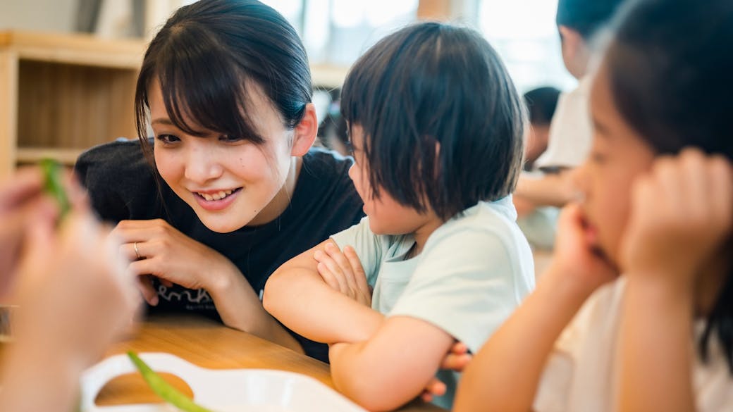 子どもの人権を尊重し、 丁寧に伝える寄り添う保育