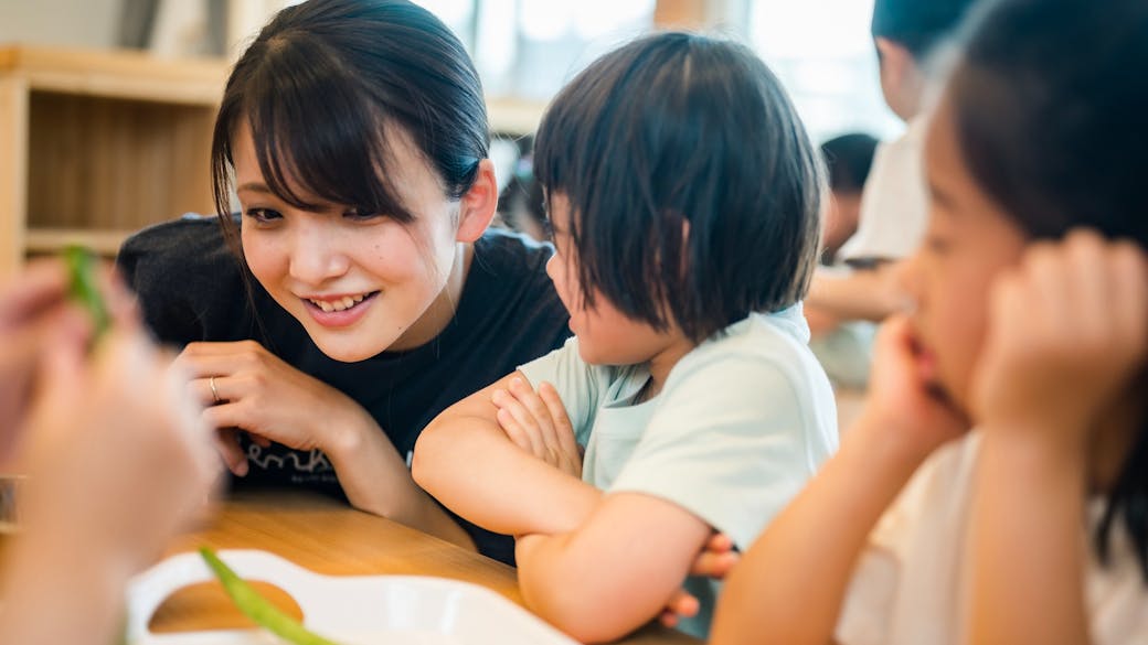子どもの人権を尊重し、 丁寧に伝える寄り添う保育