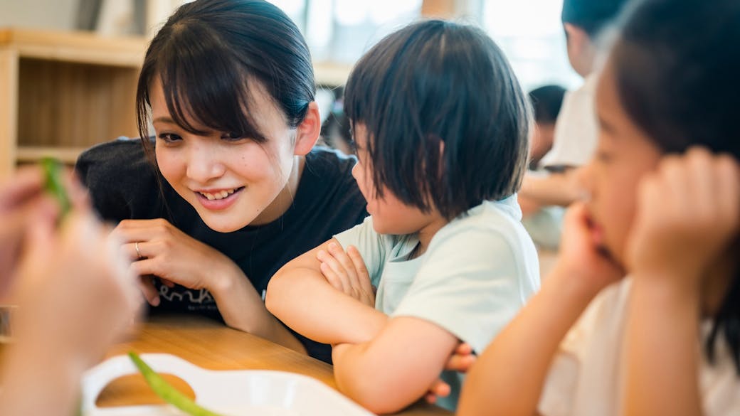 子どもの人権を尊重し、 丁寧に伝える寄り添う保育