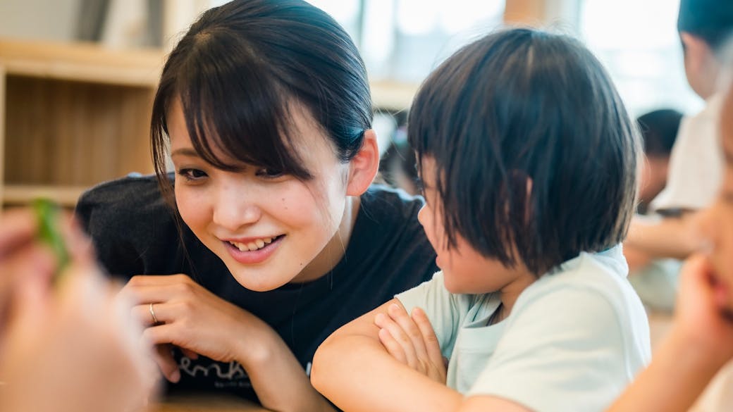子どもの人権を尊重し、 丁寧に伝える寄り添う保育