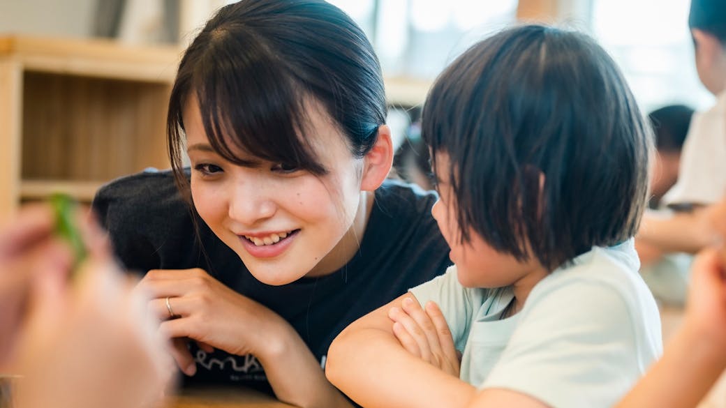 子どもの人権を尊重し、 丁寧に伝える寄り添う保育