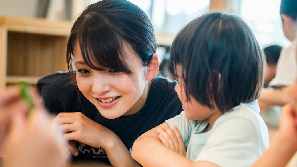 子どもの人権を尊重し、 丁寧に伝える寄り添う保育